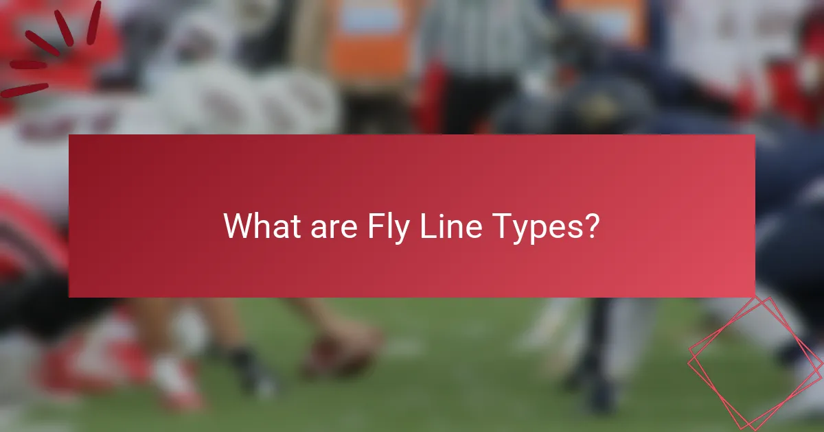 What are Fly Line Types?